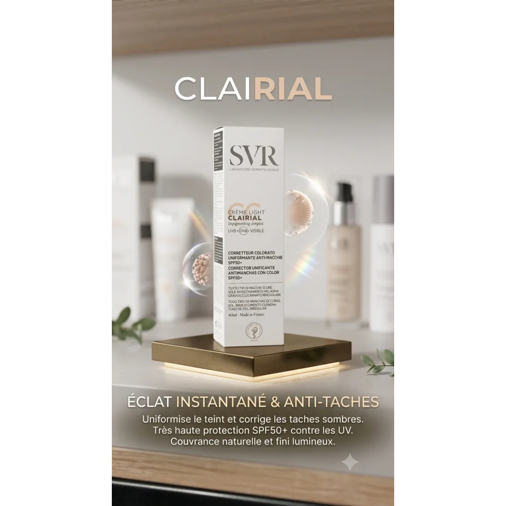 SVR CLAIRIAL - CC LIGHT ANTI TACHES SPF 50+ 40 ML