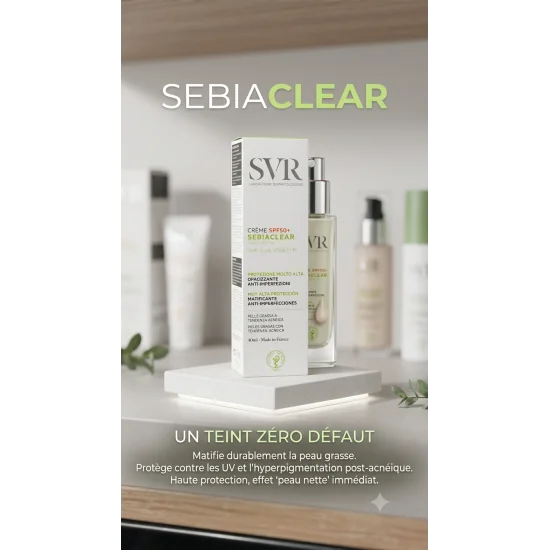 SVR SEBIACLEAR CREME SPF50+ 40ML