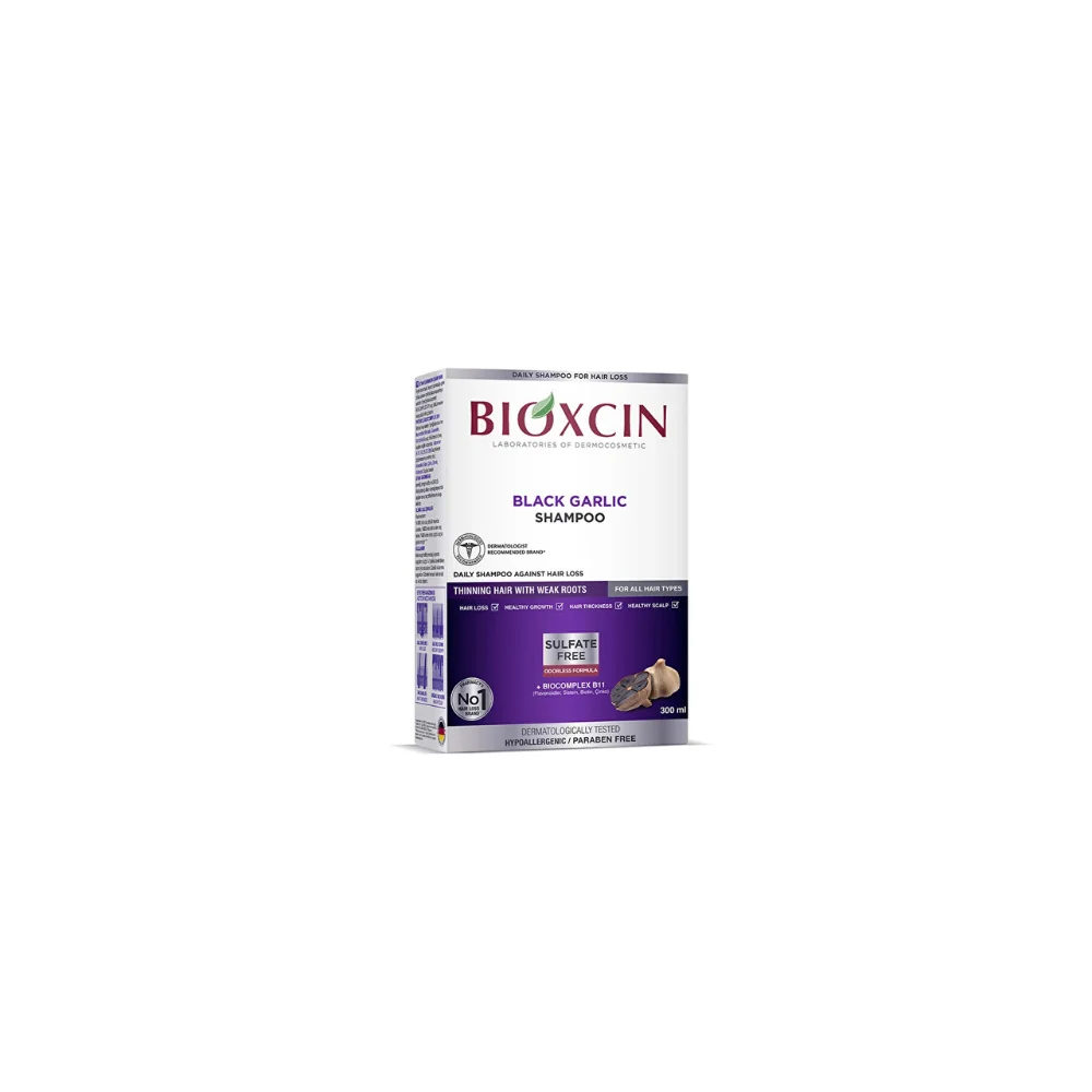 BIOXCIN SHAMPOOING VEGETAL A L'AIL NOIR 300ML