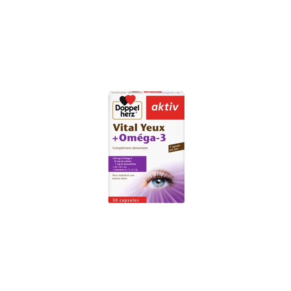 AKTIV VITAL YEUX+OMEGA 3 30 GELULES