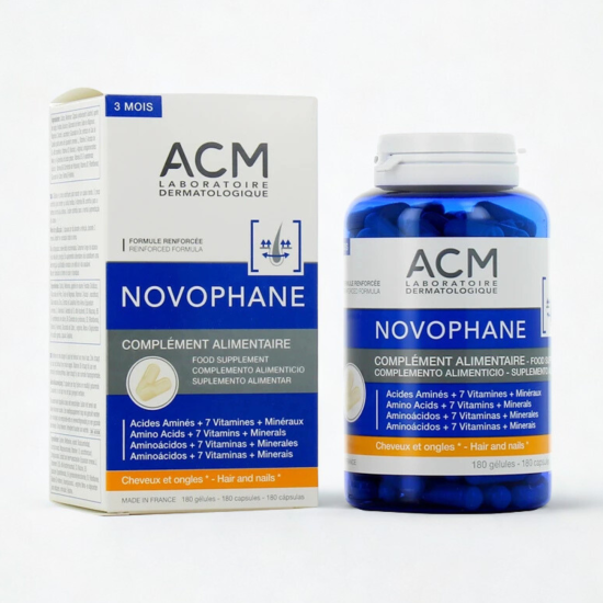 ACM NOVOPHANE CHEVEUX ET ONGLES 180 GELULES