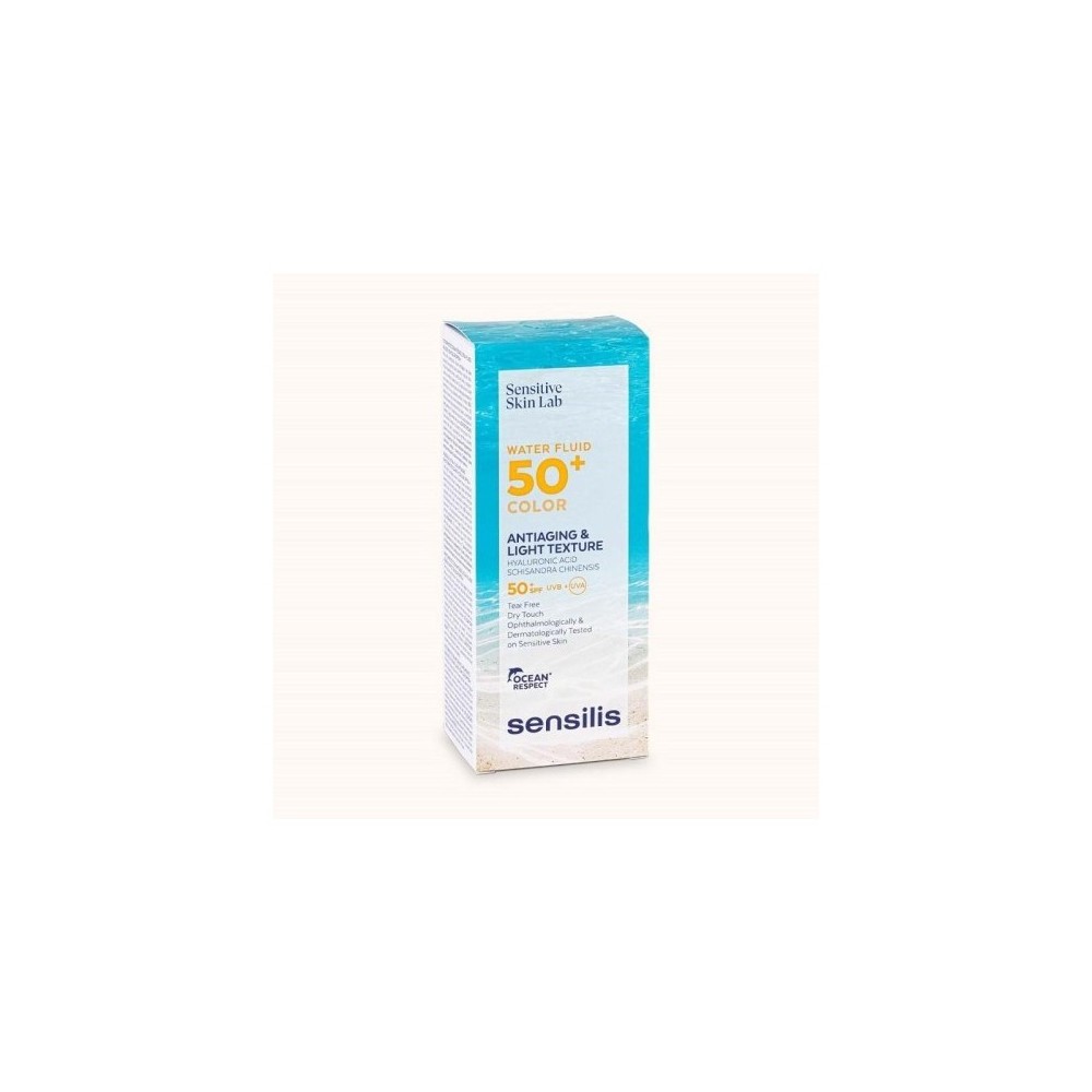 SENSILIS SENSITIVE SKIN WATER FLUID TEINTE SPF50+ 40ML