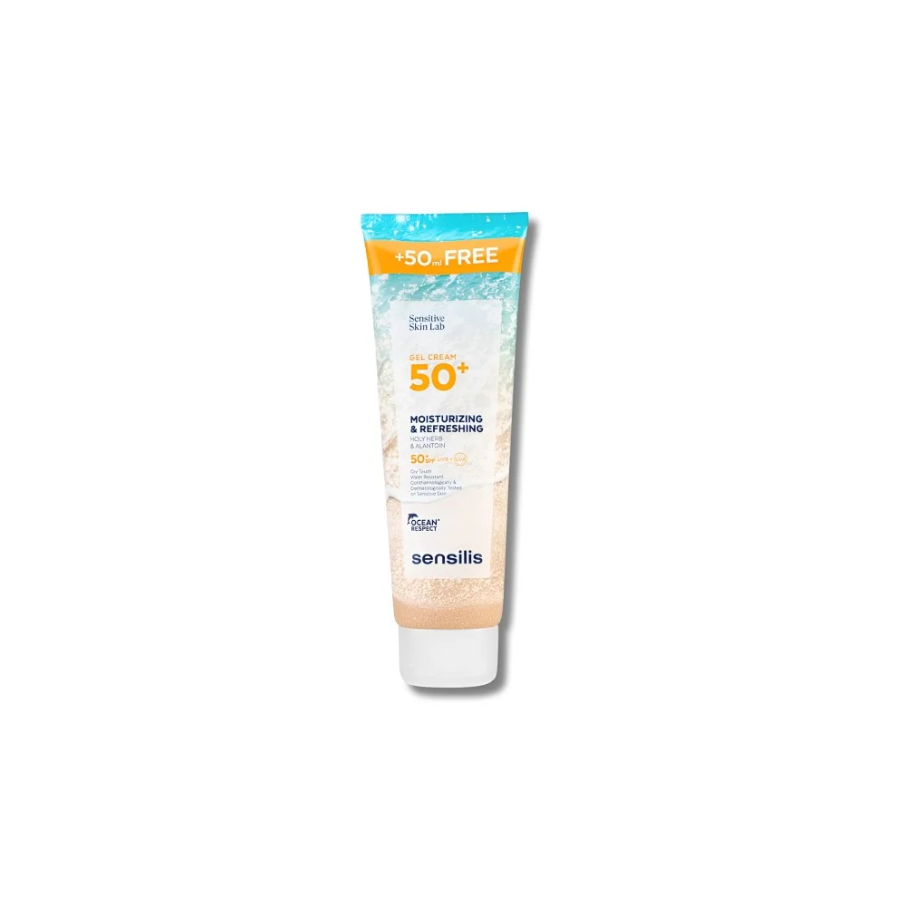 SENSILIS - GEL CREME HYDRATANT RAFRAICHISSANT SPF50+ 250ML