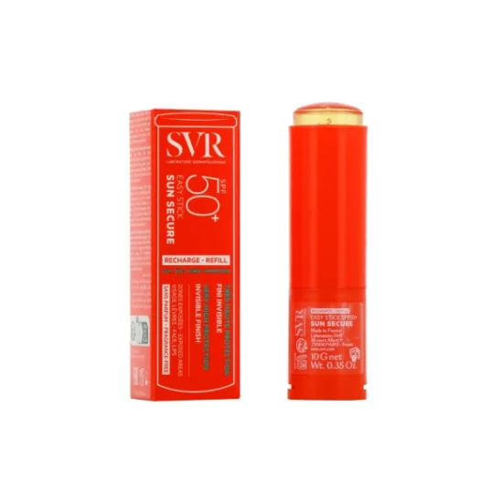 SVR Sun Secure coffret  Easy Stick SPF50+  + gelée moussante physiopure gratuite