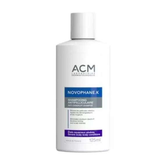 ACM NOVOPHANE K SHAMPOOING PELLICULES SÉVÈRES 125ML