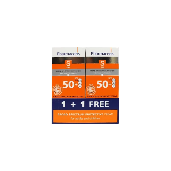 Pharmaceris S Spectrum-Protect Crème Haute Protection SPF50+ 50ml – 1+1 Gratuit