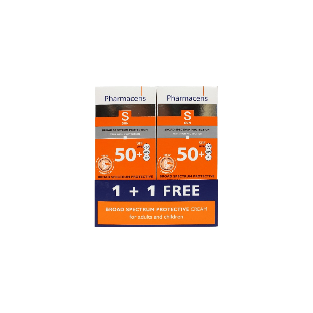 Pharmaceris S Spectrum-Protect Crème Haute Protection SPF50+ 50ml – 1+1 Gratuit