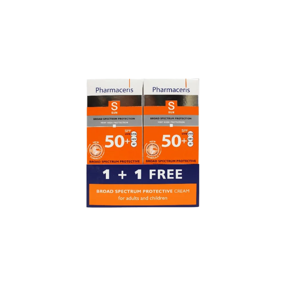Pharmaceris S Spectrum-Protect Crème Haute Protection SPF50+ 50ml – 1+1 Gratuit