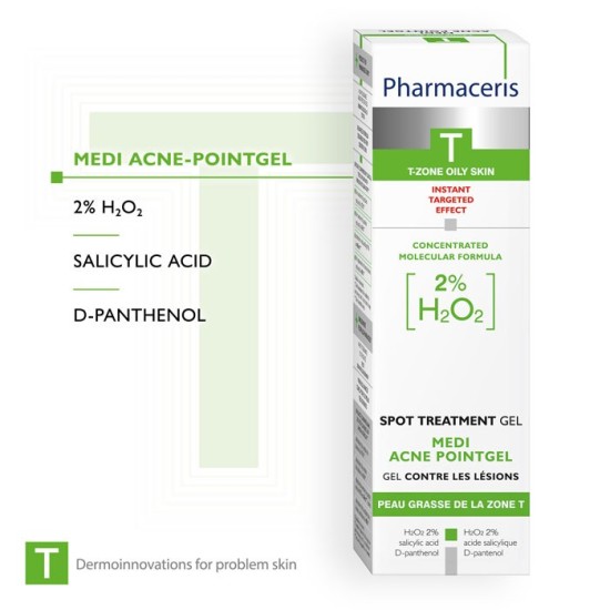 PHARMACERIS T MEDI ACNE POINTGEL Gel Contre les Lesions 10ML