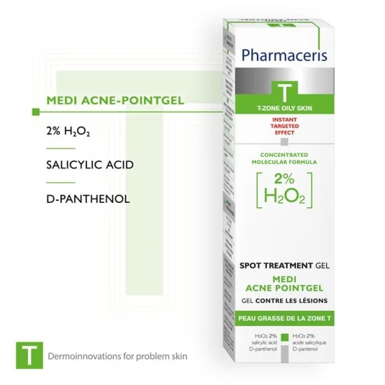 PHARMACERIS T MEDI ACNE POINTGEL Gel Contre les Lesions 10ML