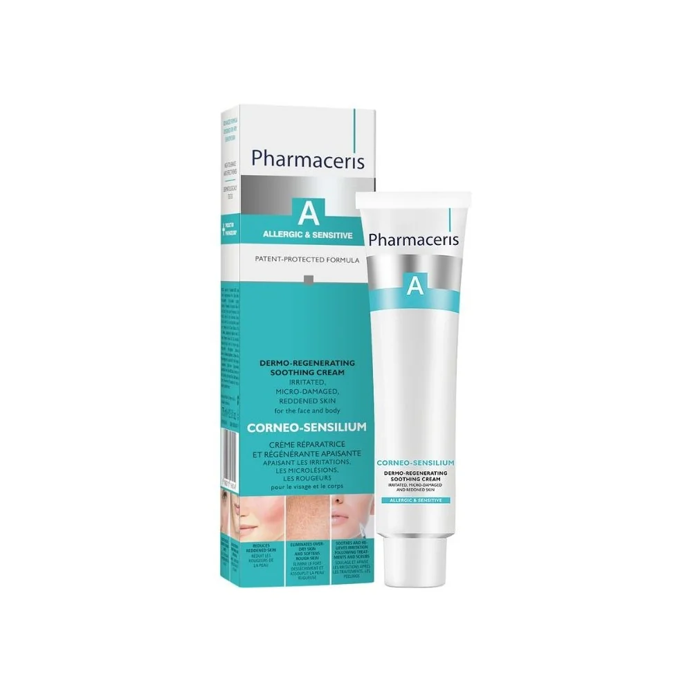 Crème apaisante et régénératrice Pharmaceris pour peaux sensibles et allergiques 75 ml