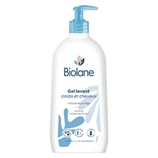 Biolane Gel Lavant Corps et Cheveux 2en1 750ml