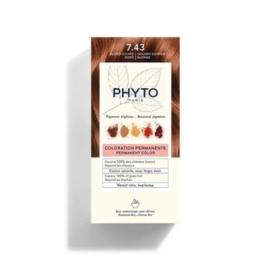 PHYTOCOLOR 7.43 BLOND CUIVRE DORE 1 KIT