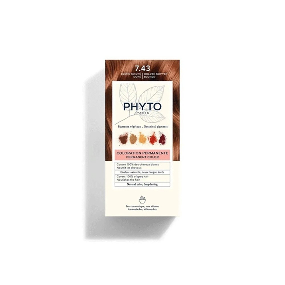 PHYTOCOLOR 7.43 BLOND CUIVRE DORE 1 KIT