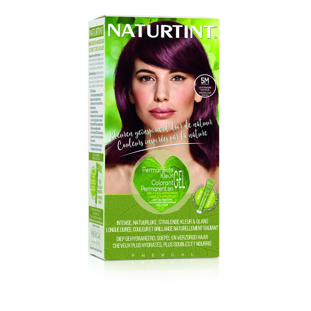NATURTINT COLORATION PERMANANTE 5M CHATAIN CLAIRE ACAJOU 170 ML