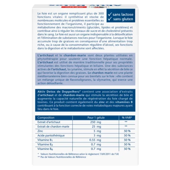 Doppelherz AKTIV Activ Detox 30 COMPRIMES