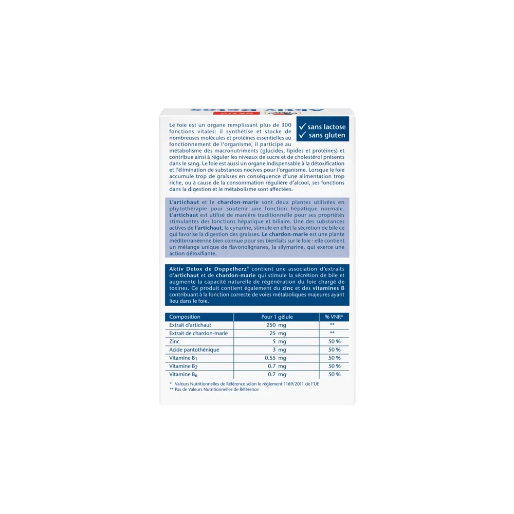 Doppelherz AKTIV Activ Detox 30 COMPRIMES