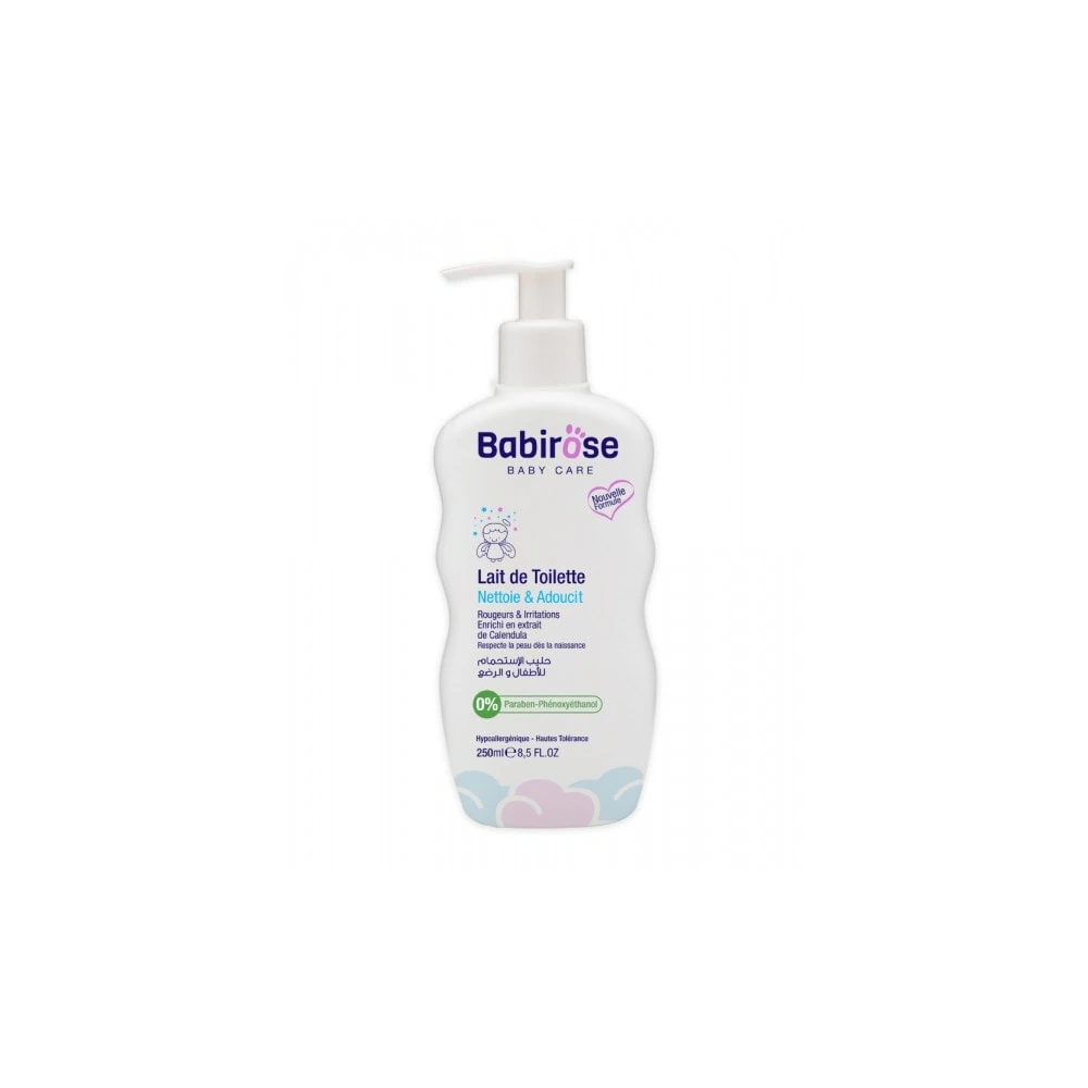 Babirose eau de toilette rose/bleu  250ml  Fraicheur et douceur rafraîchit et hydrate la peau du bébé