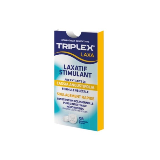 TRIPLEX laxatif stimulant 8 comprimes