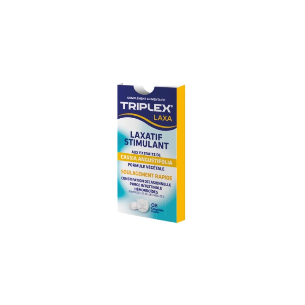 TRIPLEX laxatif stimulant 8 comprimes