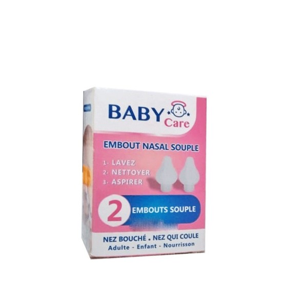 BABY CARE EMBOUT NASAL SOUPLE 2 PIECES +6 MOIS