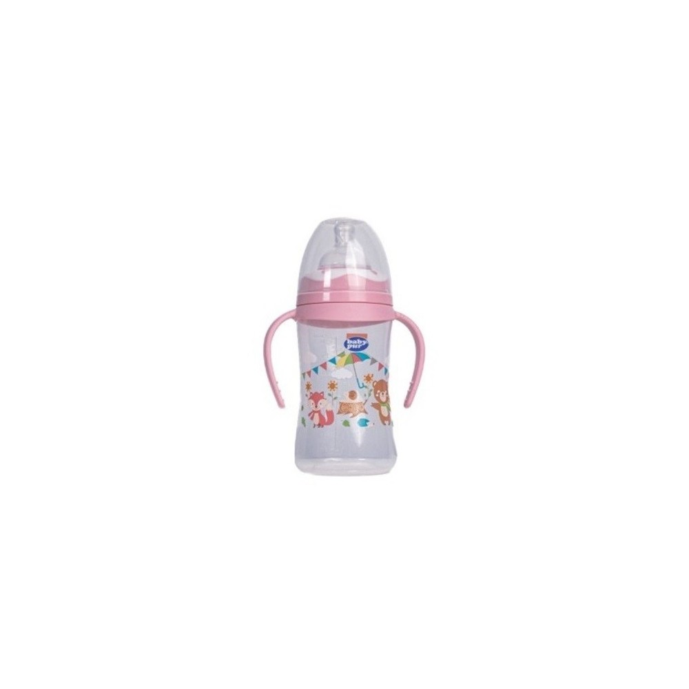 Baby Pur Biberon Large Ludique Anses 250ml