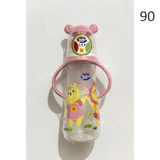 BABY PUR BIBERON FUNNY PP AVEC ANSES 250ML