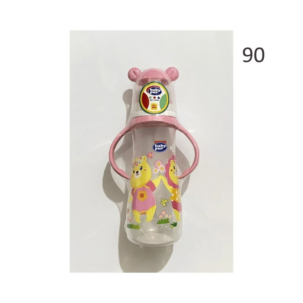 BABY PUR BIBERON FUNNY PP AVEC ANSES 250ML