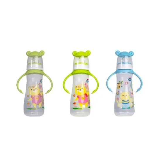 BABY PUR BIBERON FUNNY PP AVEC ANSES 250ML