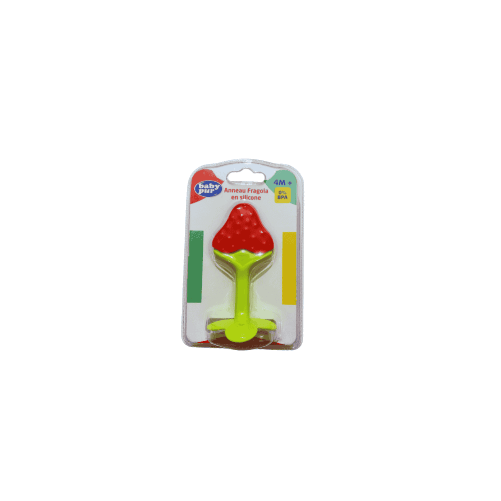 BABY PUR ANNEAU DE DENTITION FARAGOLA EN SILICONE 4M+