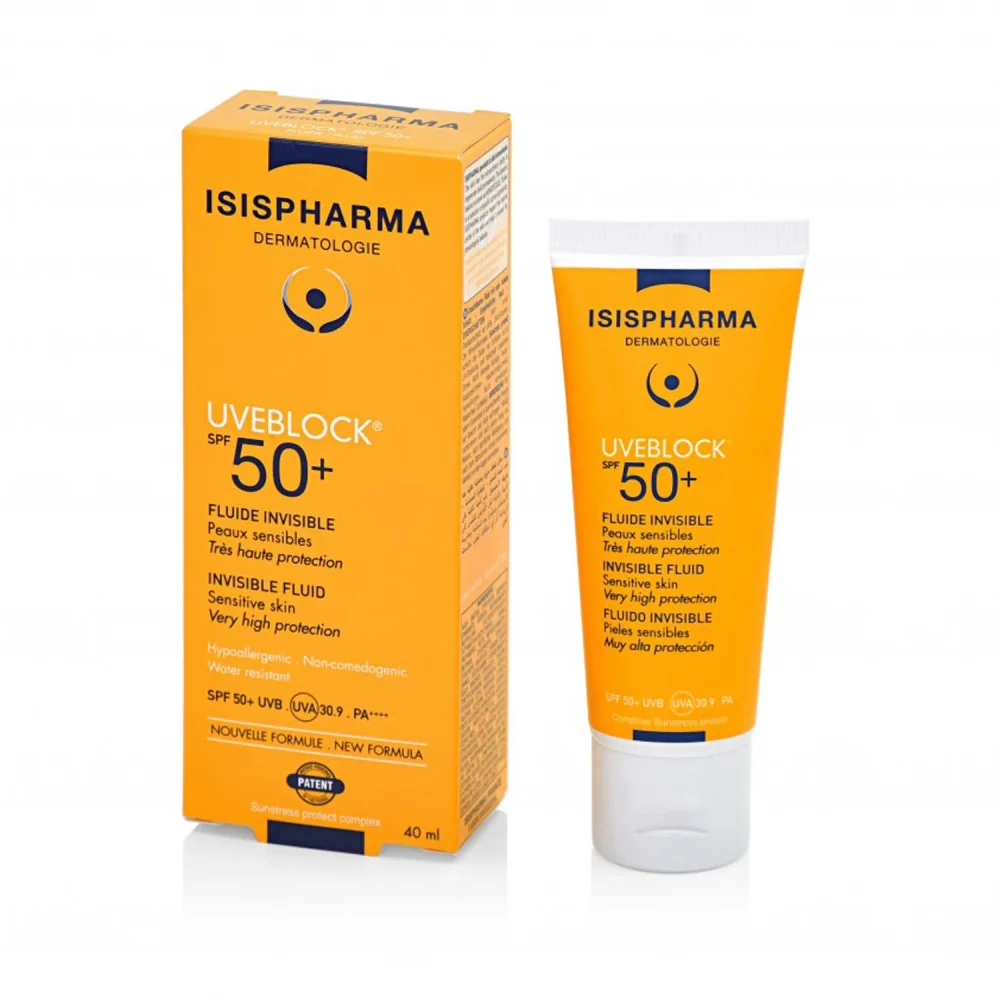 Isispharma Uveblock Fluide Invisible SPF50+ 40ml