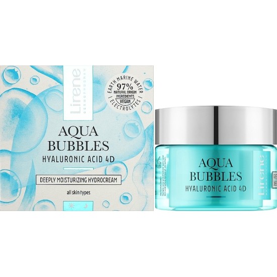 LIRENE AQUA BUBBLES - HYDRO-CREME JOUR NUIT 50ML