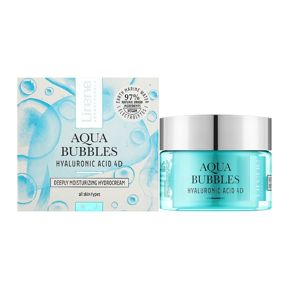 LIRENE AQUA BUBBLES - HYDRO-CREME JOUR NUIT 50ML