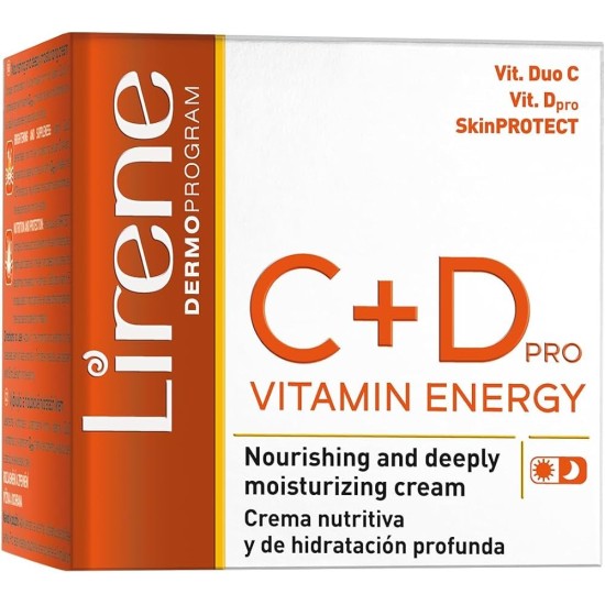 LIRENE C+D Crème Hydratante en Profondeur - Peaux Sèches et Sensibles 50ML