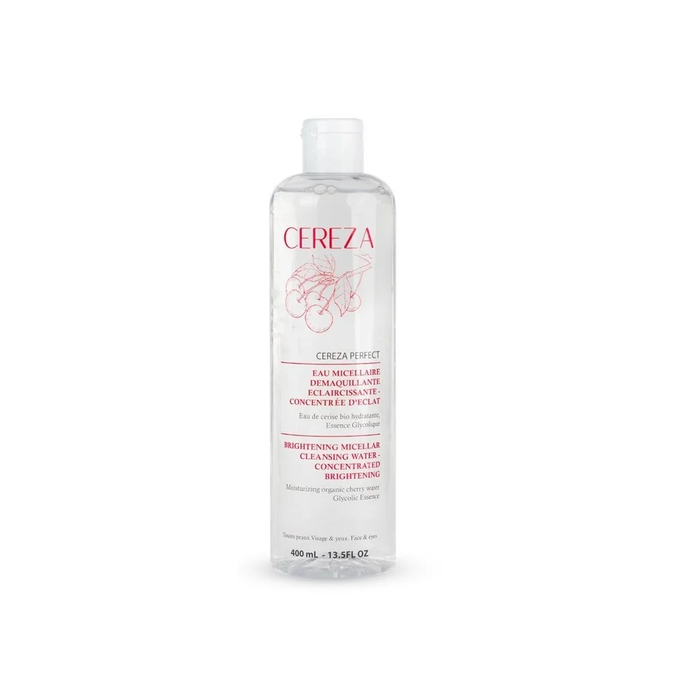 CEREZA PERFECT EAU MICELLAIRE DEMAQUILLANTE ECLAIRCISSANTE 400ML