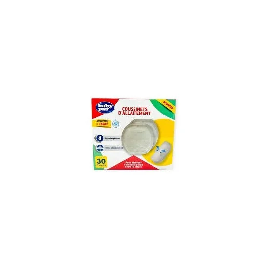 BABY PUR COUSSINETS D'ALLAITEMENT 30 PIECES