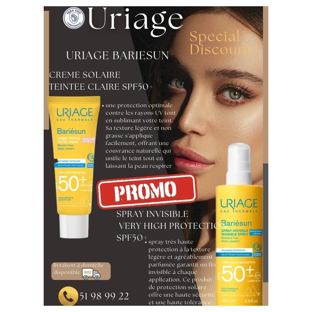 Uriage Bariésun Spray Invisible Spf50