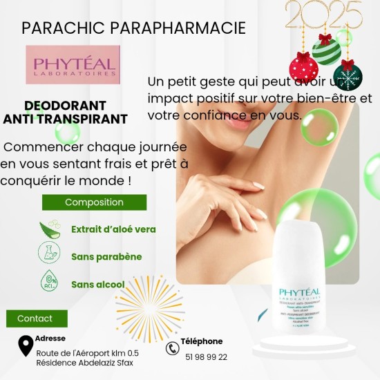 Phytéal déodorant anti-transpirant