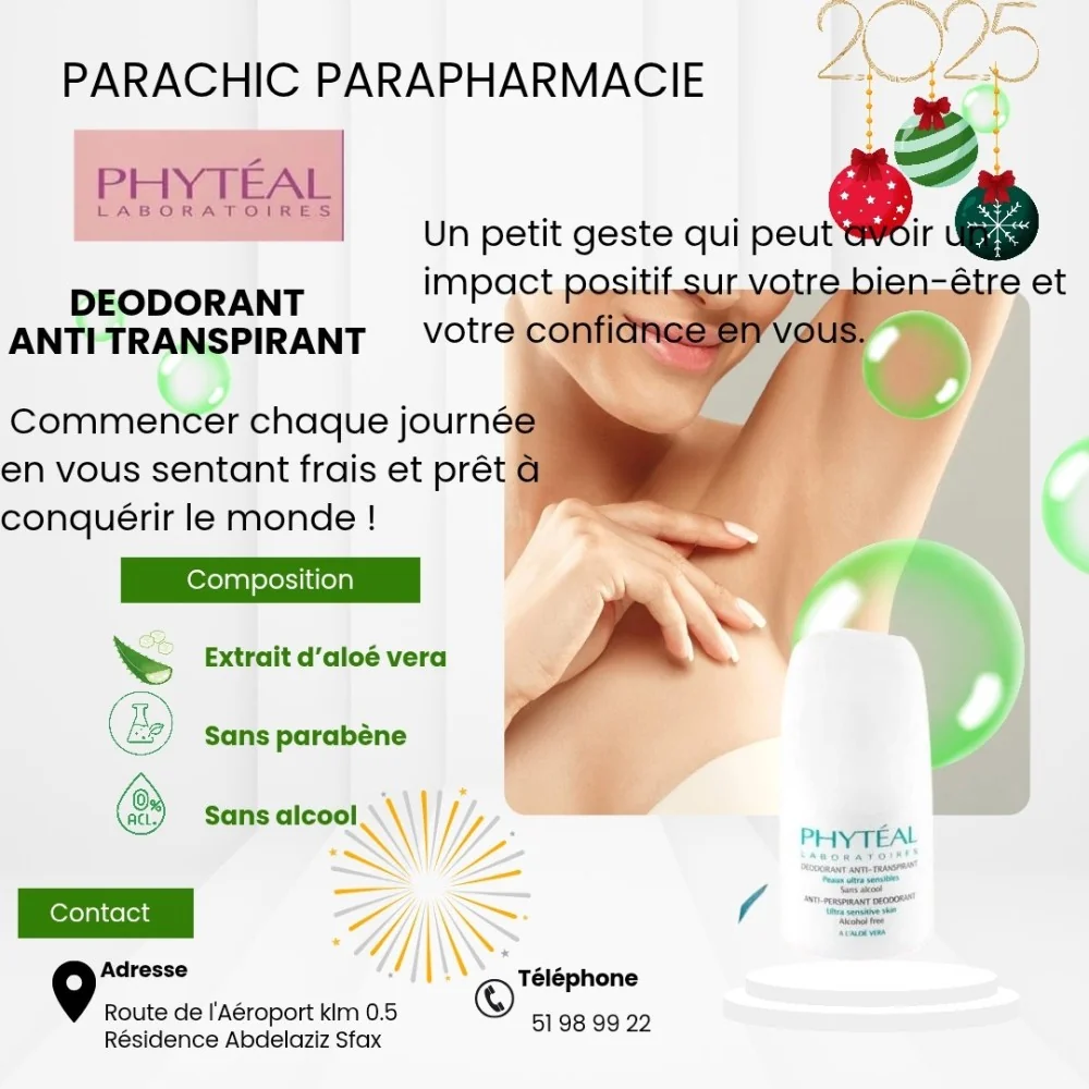 Phytéal déodorant anti-transpirant