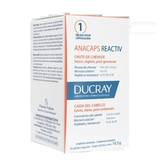 DUCRAY ANACAPS REACTIV 30 Gellules