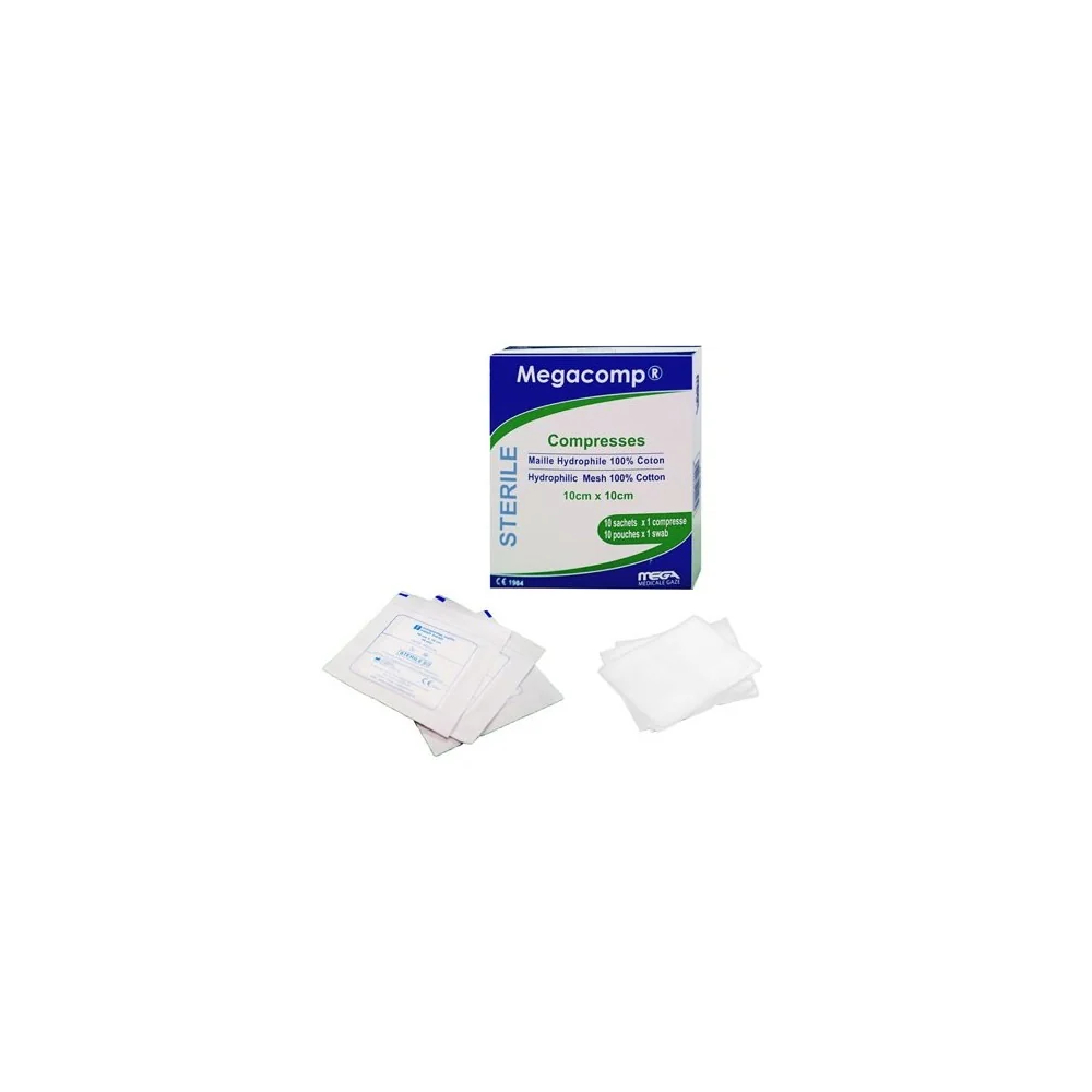 Compresses en maille hydrophile  100% coton