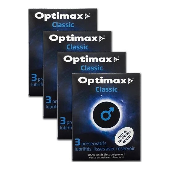 Optimax préservatifs lubrifiés