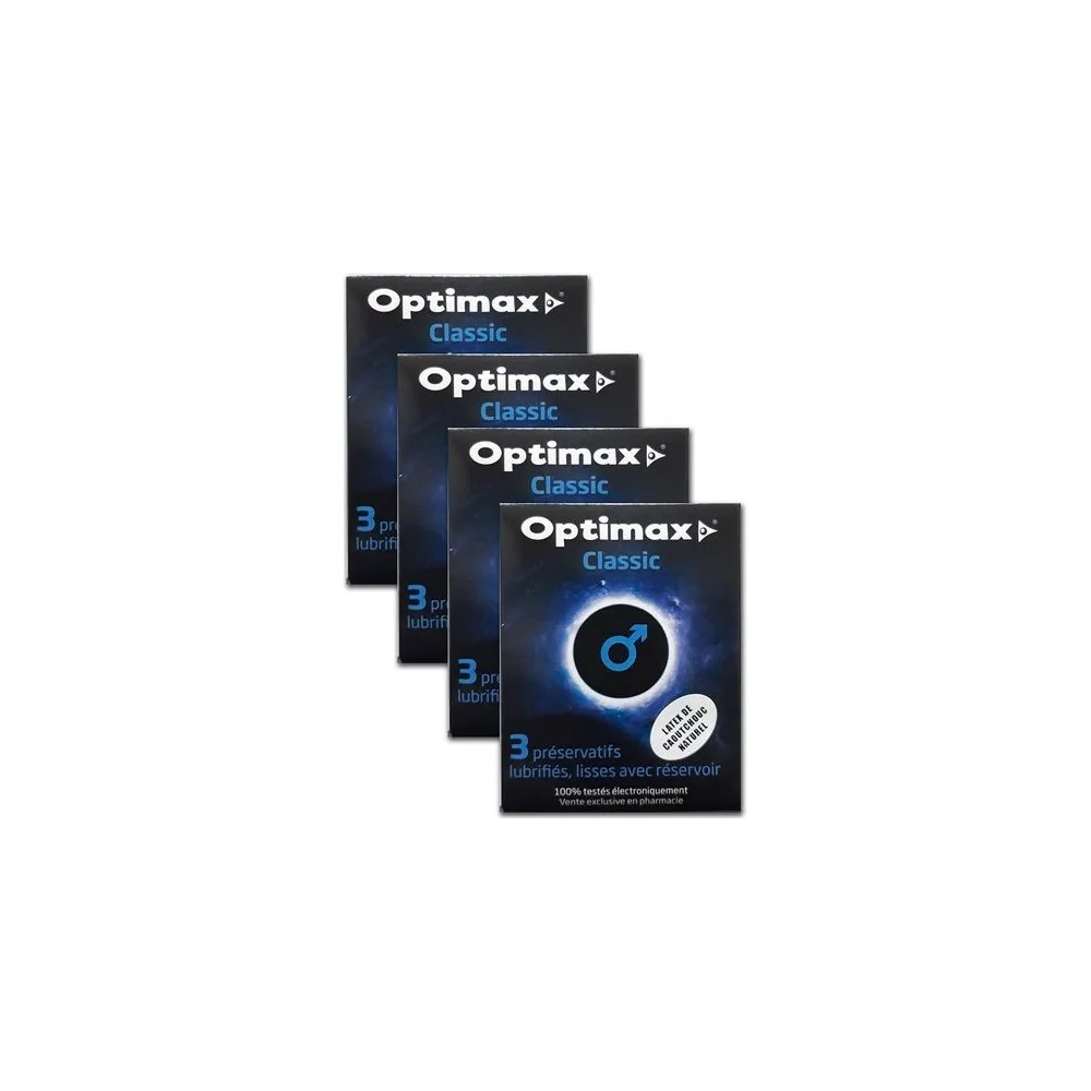 Optimax préservatifs lubrifiés