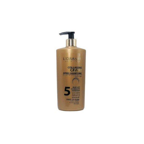 L'ORAMEL Apres Shampoing Professionnel collagène + caviar 500ML