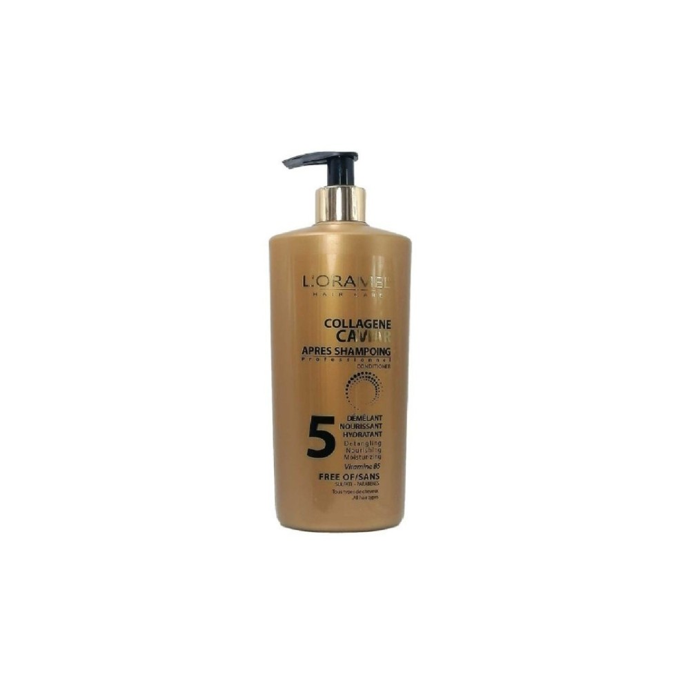 L'ORAMEL Apres Shampoing Professionnel collagène + caviar 500ML