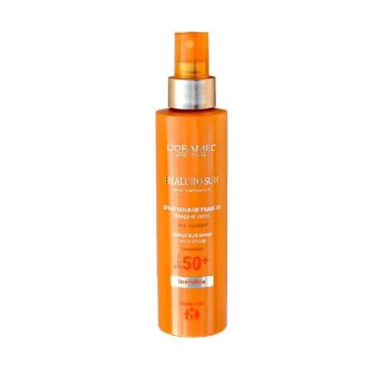 L’Oramel Hyalurosun Spray solaire familial spf50+ 170ml