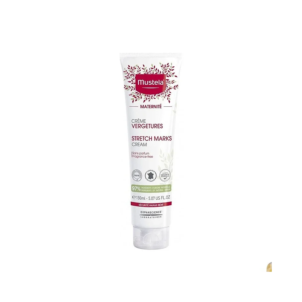 Mustela Crème Prévention vergetures sans parfum, 150ML