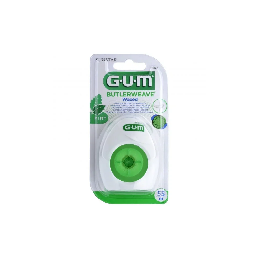 Gum Fil Dentaire ButlerWeave Ciré Menthe 1855