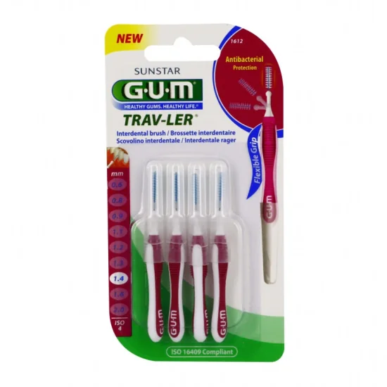 GUM Brossette Interdentaire Travler 1,4mm 1612