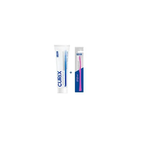 CURIX Dentifrice blancheur 75ml + brosse à dents offert